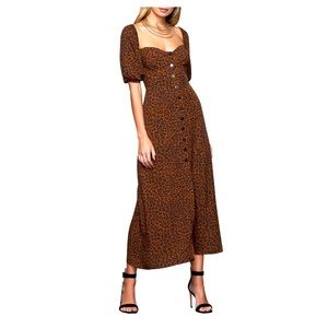 NWT Good American Leopard print dress
